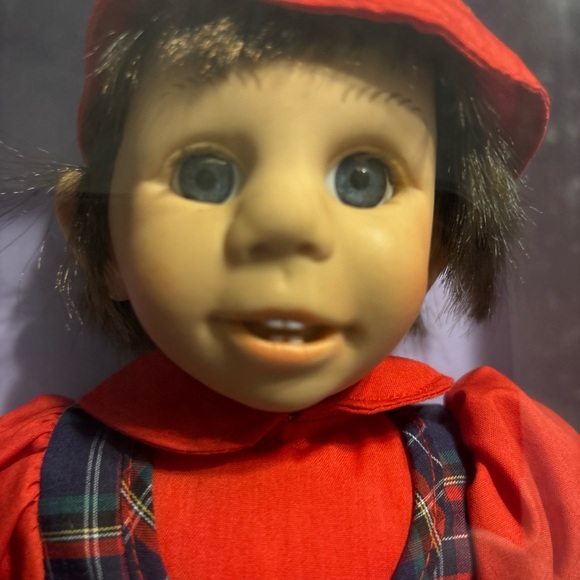 Vintage GiGo Toys My Pals Collection Doll Red Blue Green Striped 12 inch NIB - Picture 6 of 10